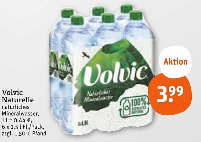 Volvic Naturelle 6 x 1,5 Liter Mineralwasser