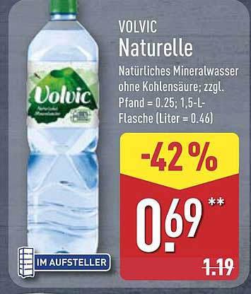 VOLVIC Naturelle - Natürliches Mineralwasser