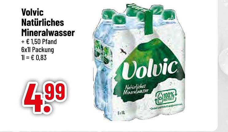 Volvic Natürliches Mineralwasser 6x1,5l