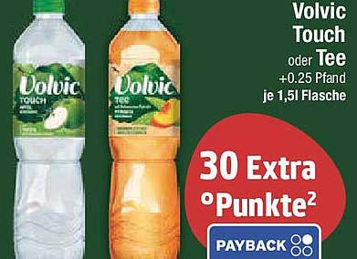 Volvic Touch oder Tee 1,5l Flasche