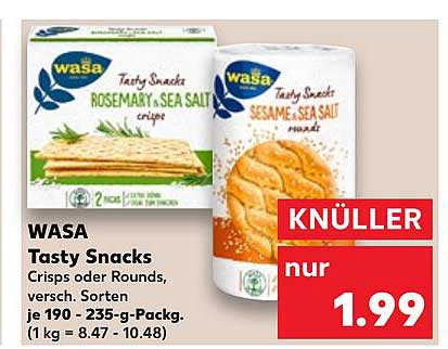 WASA Tasty Snacks