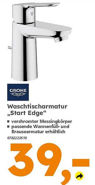 Waschtischarmatur „Start Edge“