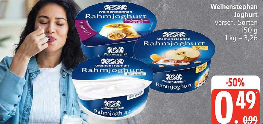 Weihenstephan Rahmjoghurt 150 g - verschiedene Sorten