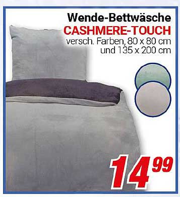 Wende-Bettwäsche CASHMERE-TOUCH