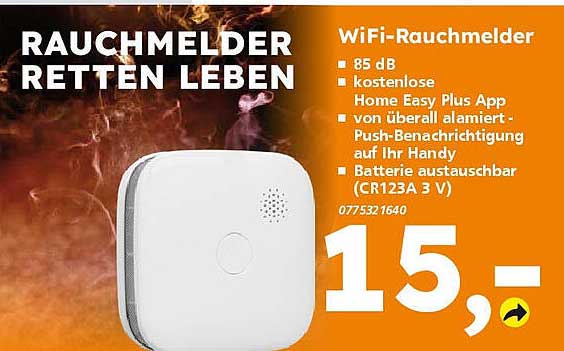WiFi-Rauchmelder