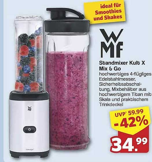 WMF Standmixer Kult X Mix & Go