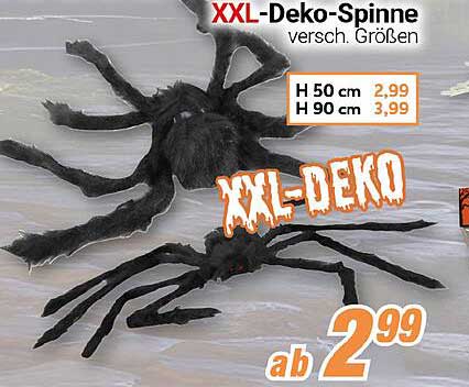 XXL-Deko-Spinne - verschieden große Attraktionen für den Herbst