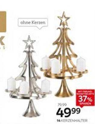 XXXL Weihnachtskerzenhalter im modernen Design