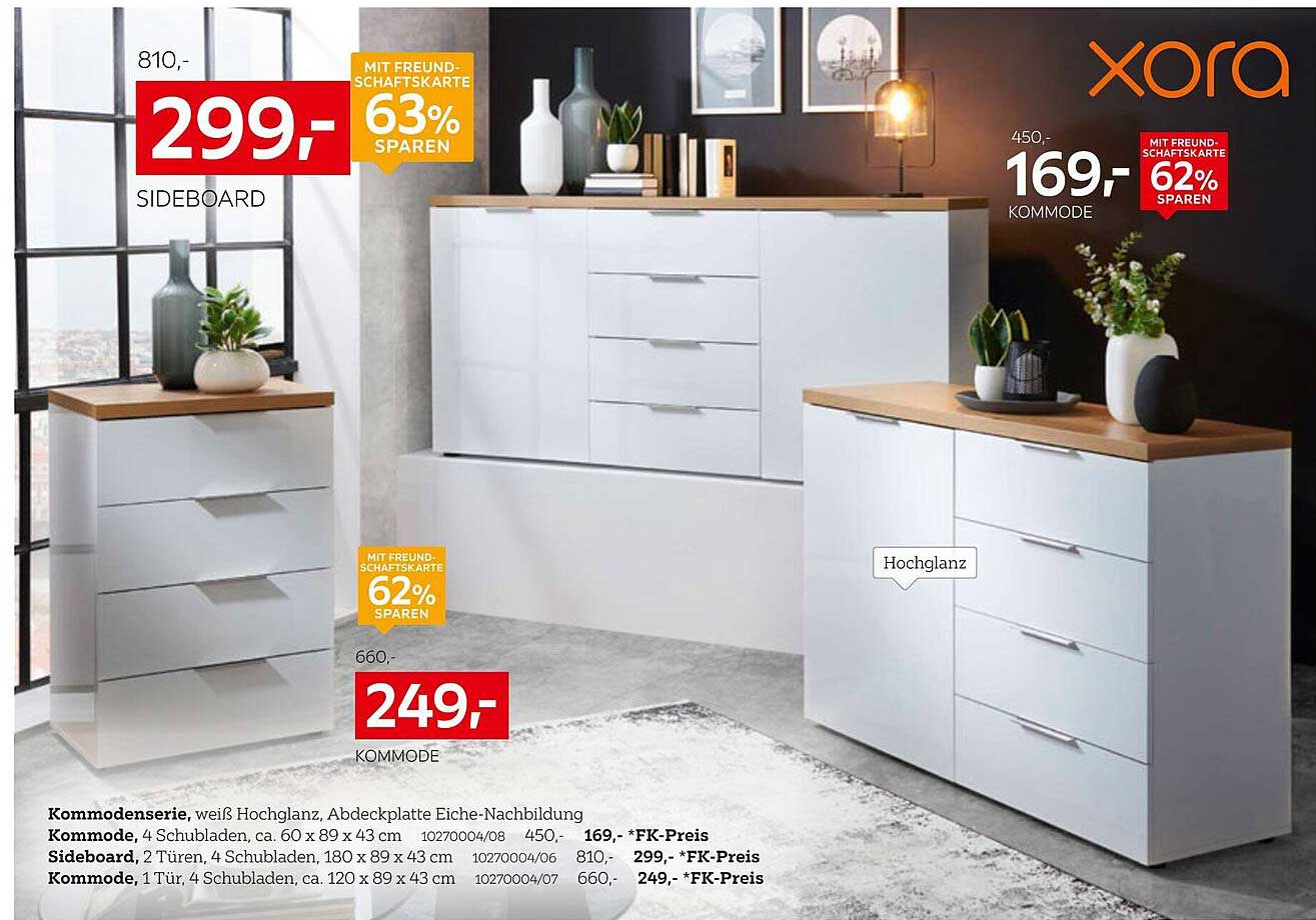 XXXLutz Kommode und Sideboard im Hochglanz-Design