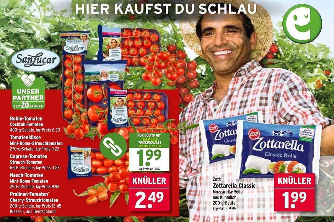 Zott Zottarella Classic Mozzarella-Rolle 200-g-Beutel