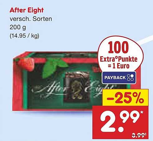 After Eight verschiedene Sorten 200 g