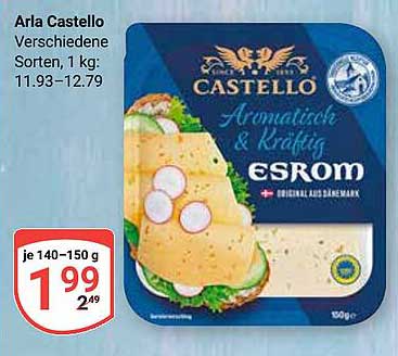 Arla Castello Esrom Käse, 150 g