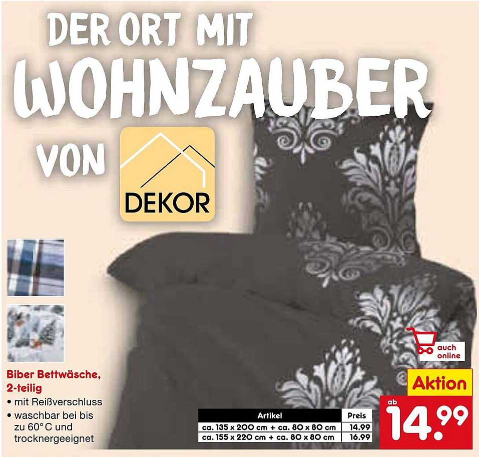 Biber Bettwäsche, 2-teilig