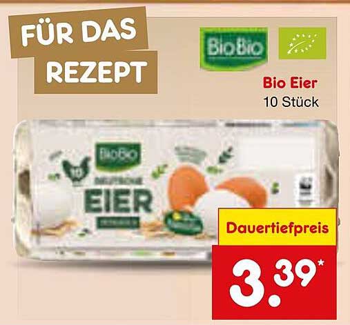 Bio Eier 10 Stück