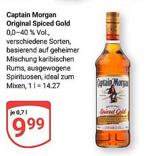 Captain Morgan Original Spiced Gold