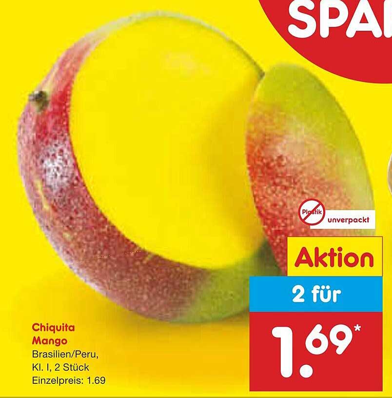 Chiquita Mango - 2 für 1,69 €
