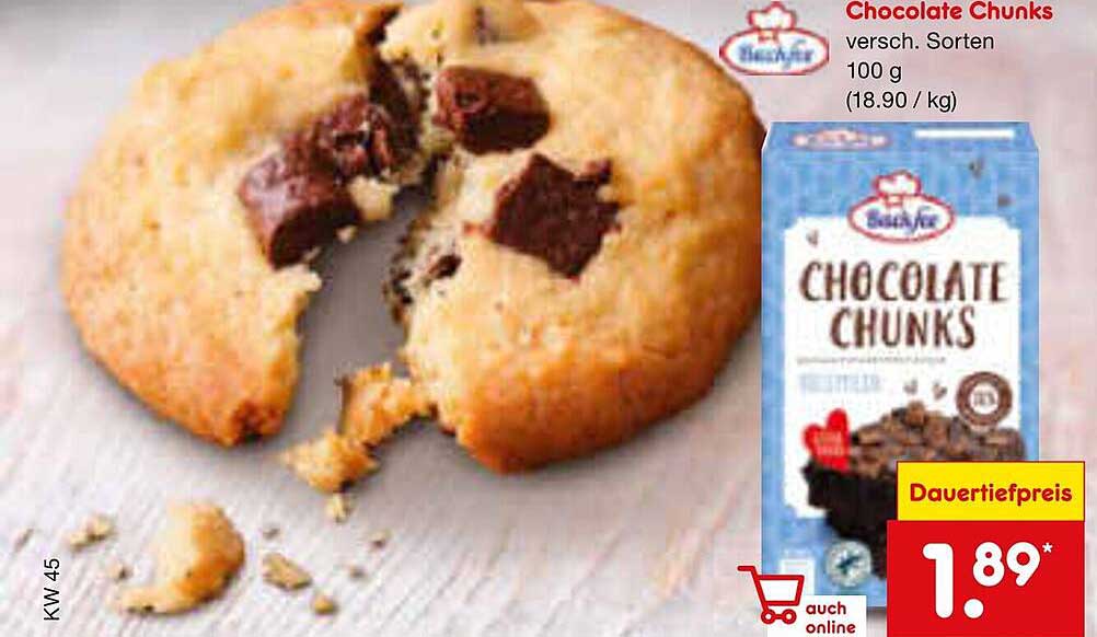 Chocolate Chunks - Bäckerfee 100 g