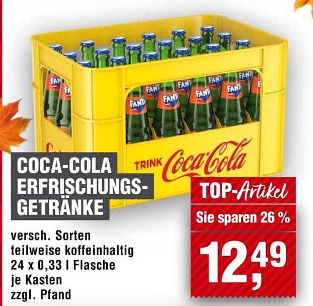 Coca-Cola Erfrischungsgetränke 24 x 0,33 l