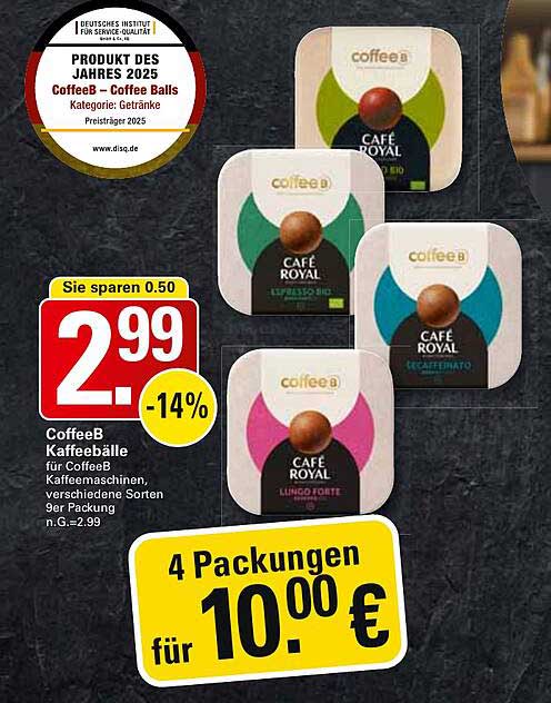 CoffeeB Kaffee-Pads – Kaffee für jeden Geschmack