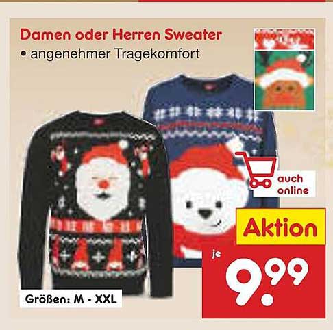Damen oder Herren Sweater