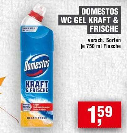 DOMESTOS WC GEL KRAFT & FRISCHE - 750 ml