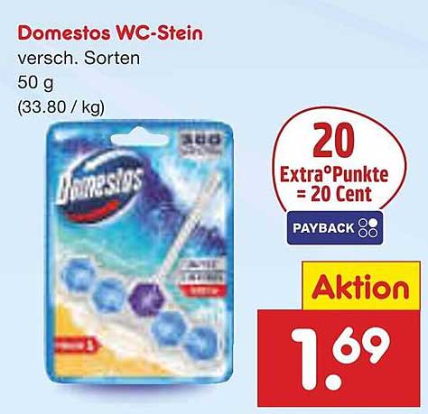 Domestos WC-Stein - Verschiedene Sorten