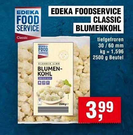 EDEKA Foodservice Classic Blumenkohl 2500 g Beutel