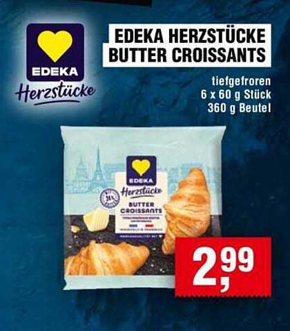 EDEKA Herzstücke Butter Croissants