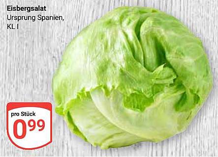 Eisbergsalat Ursprung Spanien, KL I