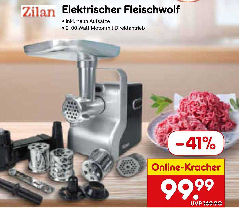 Elektrischer Fleischwolf