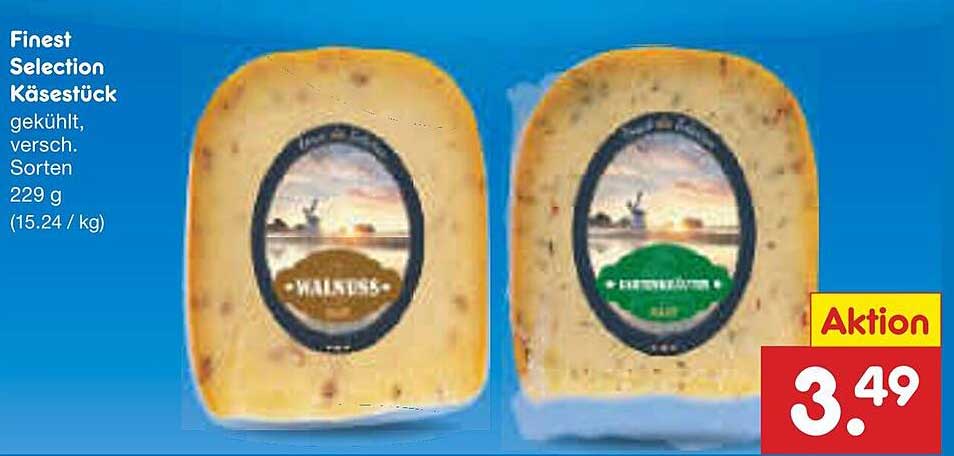 Finest Selection Käsestück (gekühlt, verschiedene Sorten, 229 g)