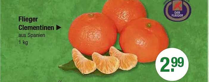 Flieger Clementinen aus Spanien - 1 kg