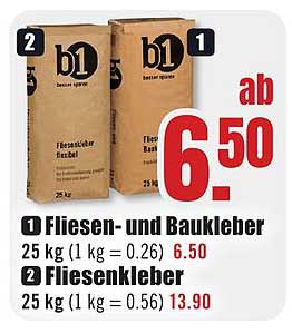 Fliesen- und Baukleber 25 kg