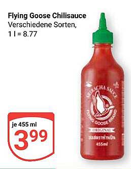 Flying Goose Chilisauce 455 ml