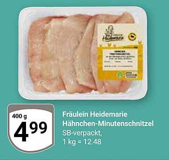 Fräulein Heidemarie Hähnchen-Minutenchnitzel 400 g