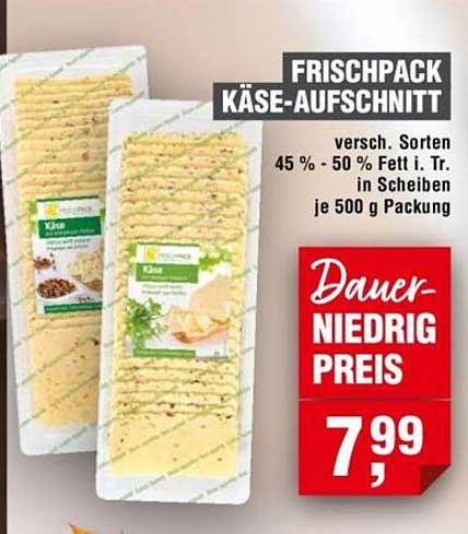 Frischpack Käse-Aaufschnitt 500 g