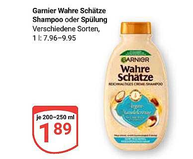 Garnier Wahre Schätze Shampoo oder Spülung 200-250 ml