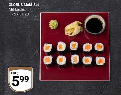 GLOBUS Maki-Set mit Lachs