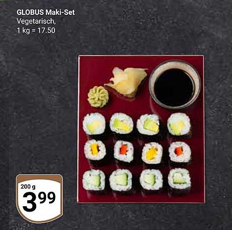 GLOBUS Maki-Set Vegetarisch