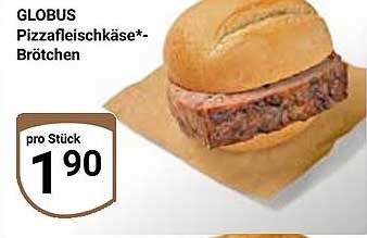 GLOBUS Pizza­fleisch­käse*-Brötchen