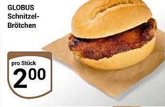 GLOBUS Schnitzel-Brötchen