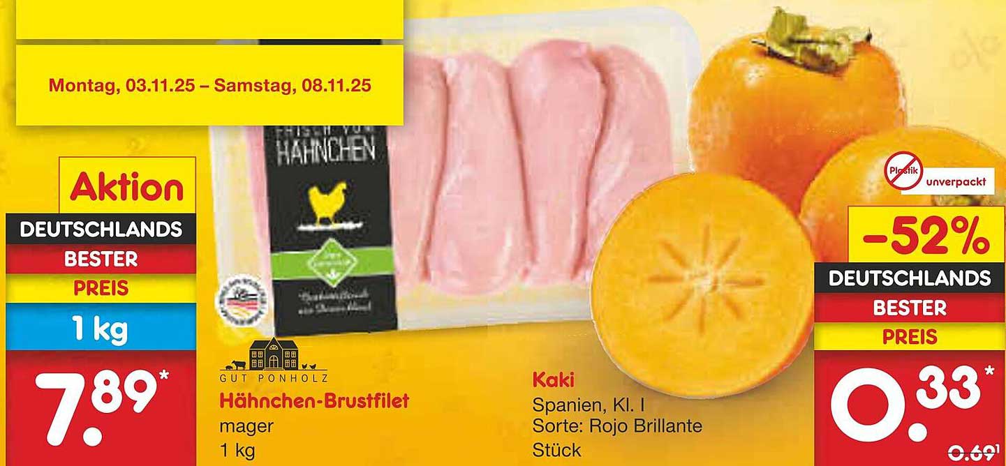 Hähnchen-Brustfilet mager 1 kg