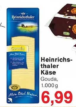 Heinrichsthaler Käse Gouda, 1.000 g