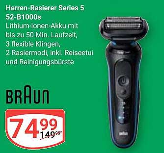 Herren-Rasierer Series 5 52-B1000s