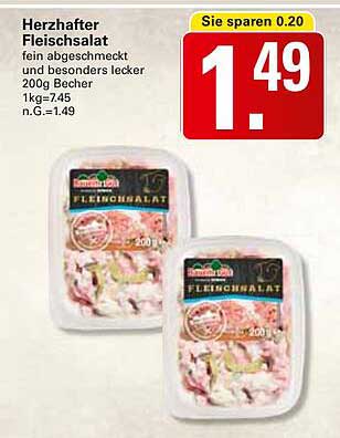 Herzhafter Fleischsalat