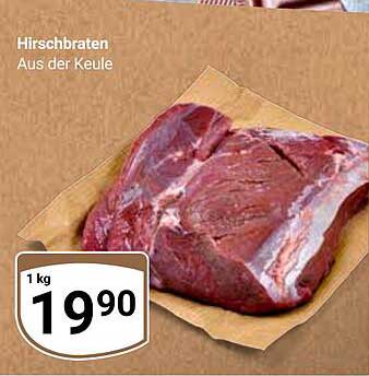 Hirschbraten aus der Keule