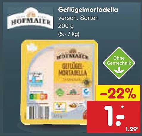 Hofmaier Geflügelmortadella 200 g