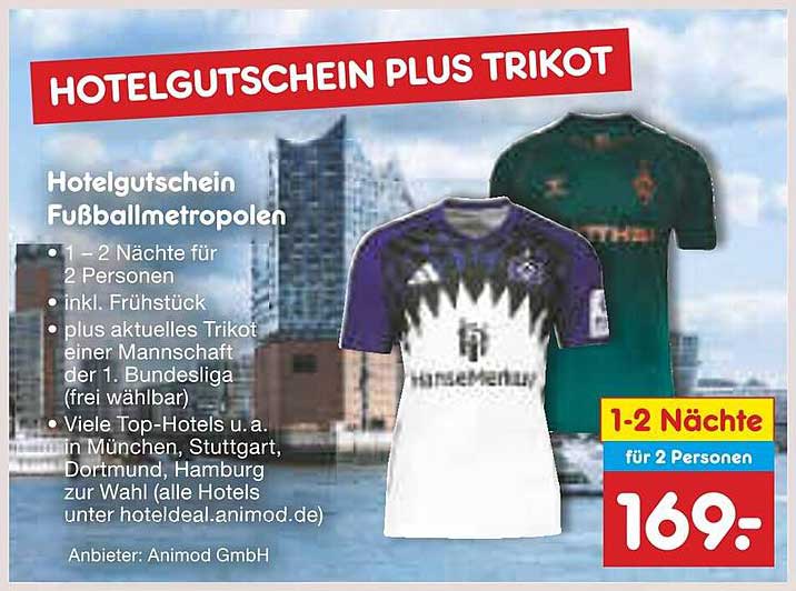 HOTELGUTSCHEIN PLUS TRIKOT