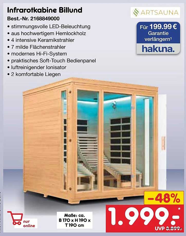 Infrarotkabine Billund