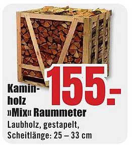 Kaminholz »Mix« Raummeter